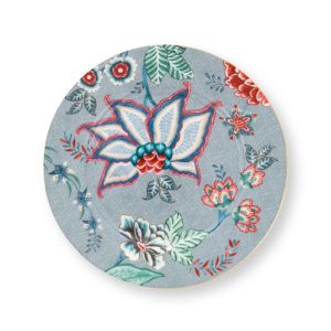Flower Festival Scallop red-blue πιάτο 17cm. - Pip Studio