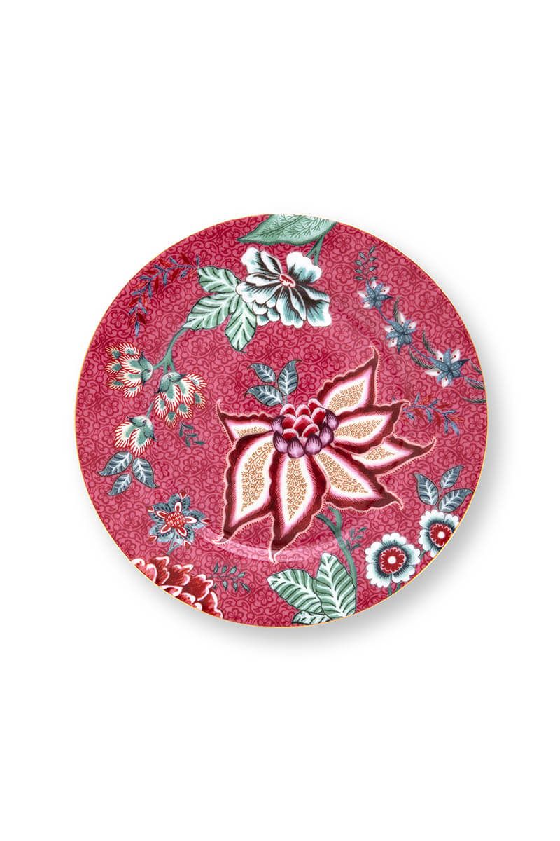 Flower Festival dark pink πιάτο 17cm. – Pip Studio