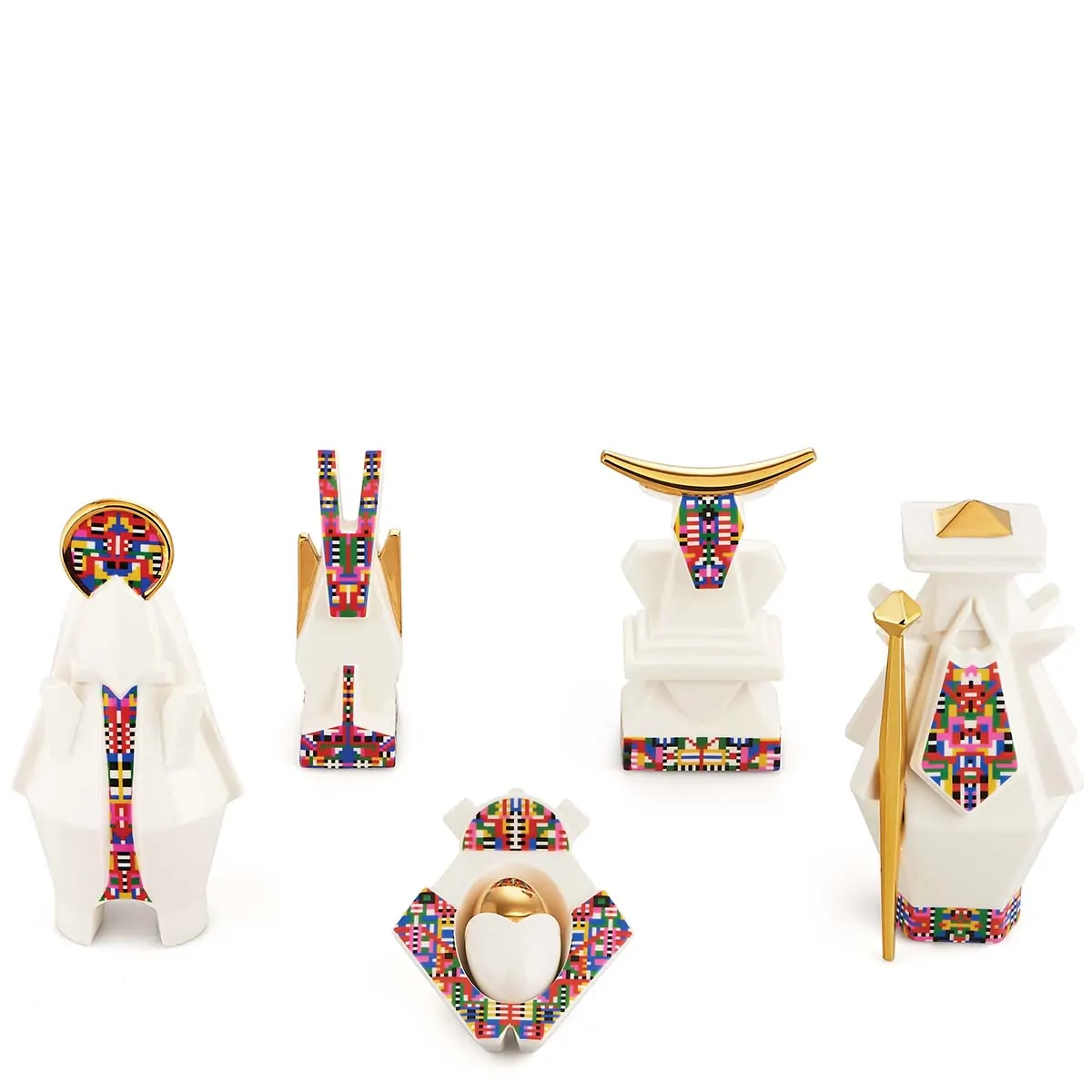 Holyhedrics Asino διακοσμητική φιγούρα πορσελάνης - Alessi - Image 3