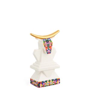 Holyhedrics Ox διακοσμητική φιγούρα πορσελάνης - Alessi