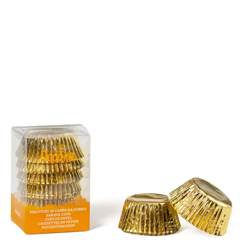 Φορμάκια χάρτινα "Gold" σετ/60 - Decora