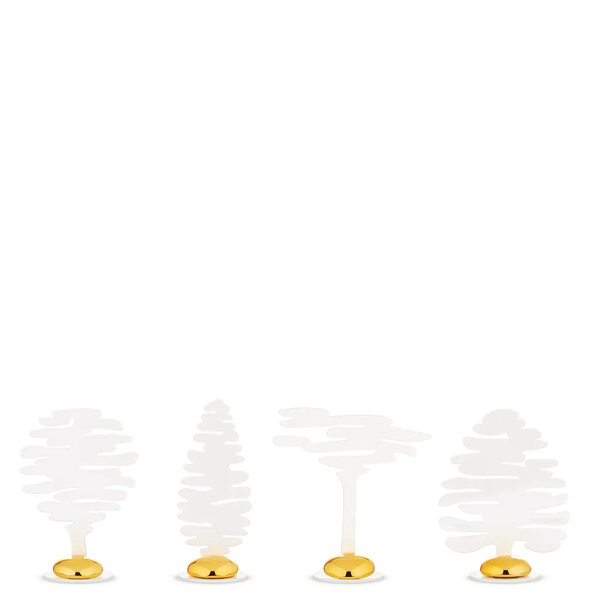 Barkplacetree white δεντράκια σετ/4 - Alessi