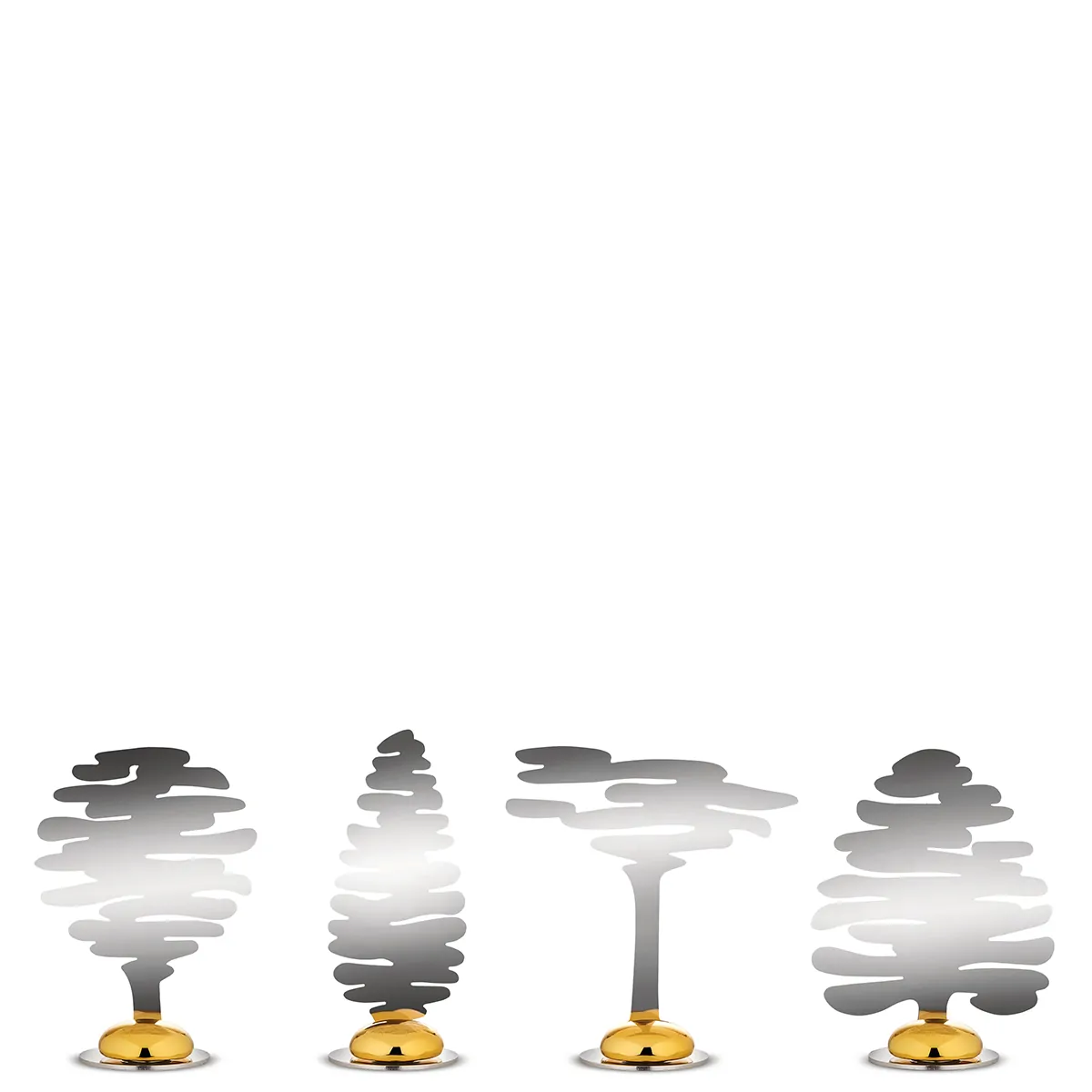 Barkplacetree inox δεντράκια σετ/4 - Alessi