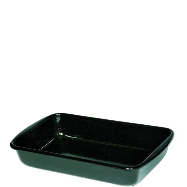 Ταψί εμαγιέ Classic μαύρο 38x22,5x7εκ. - Riess