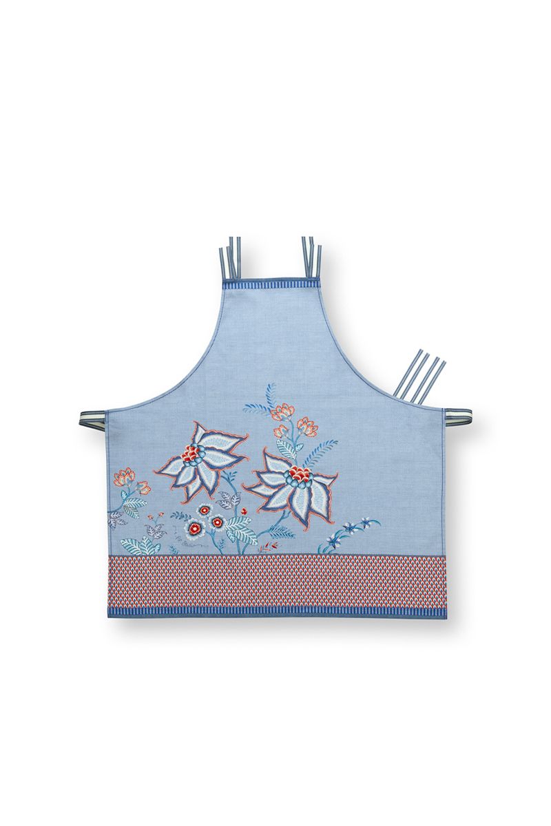 Flower Festival blue ποδιά κουζίνας - Pip Studio