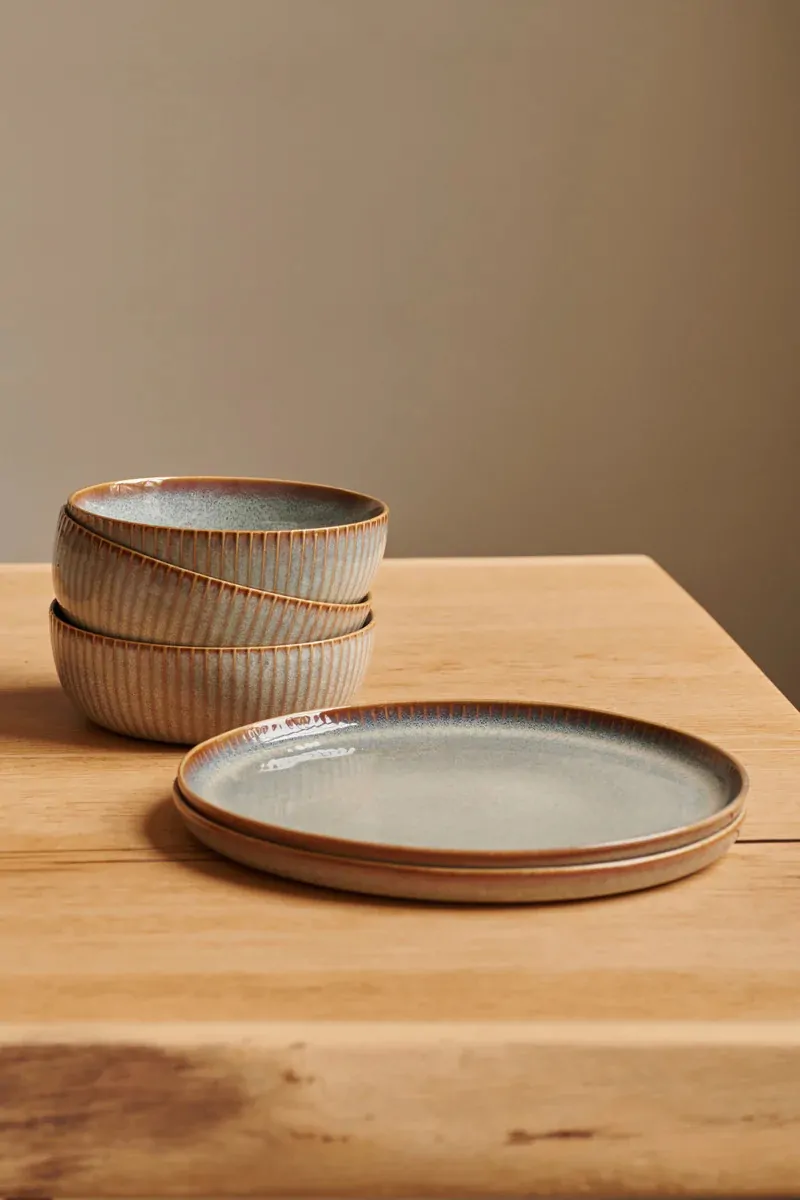 Sapphire grey πιάτο 28εκ. - Dutch Rose - Image 5