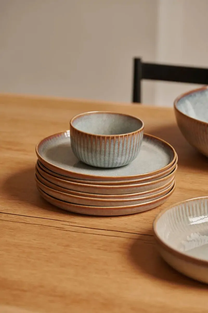 Sapphire grey πιάτο βαθύ 23εκ. - Dutch Rose - Image 9