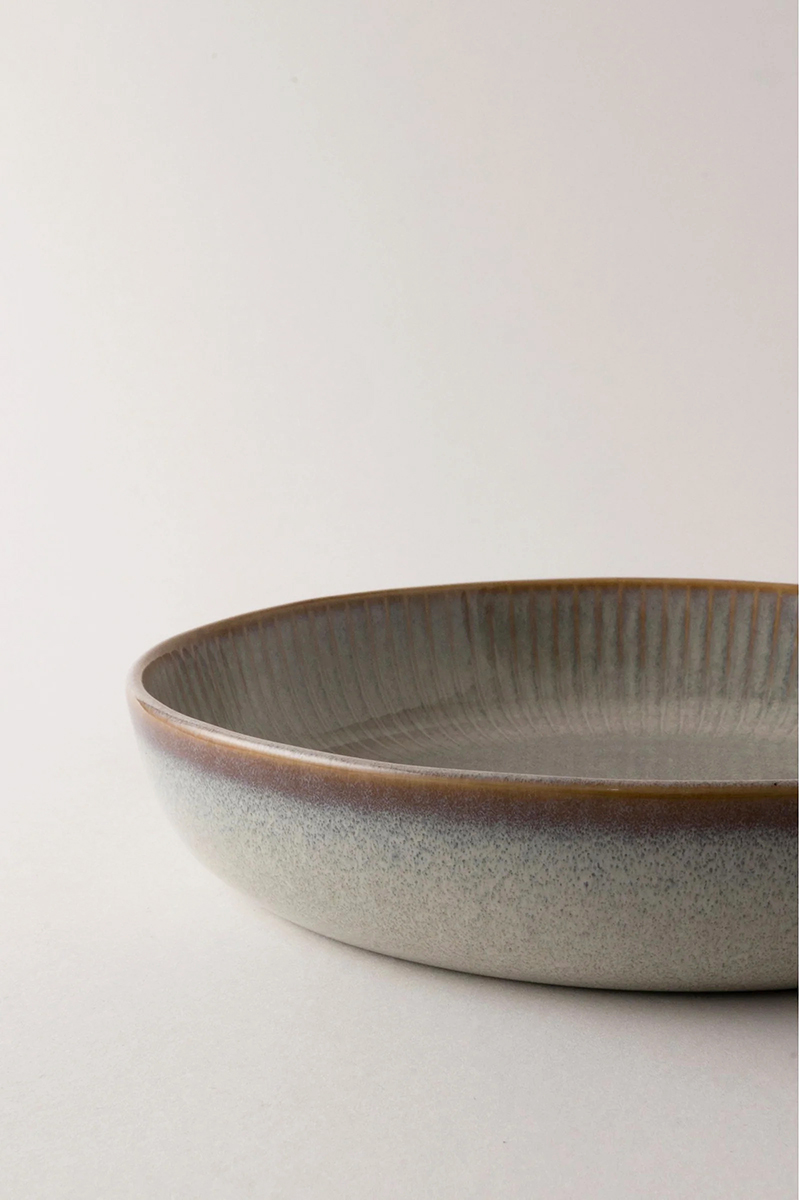 Sapphire grey πιάτο βαθύ 23εκ. - Dutch Rose - Image 3