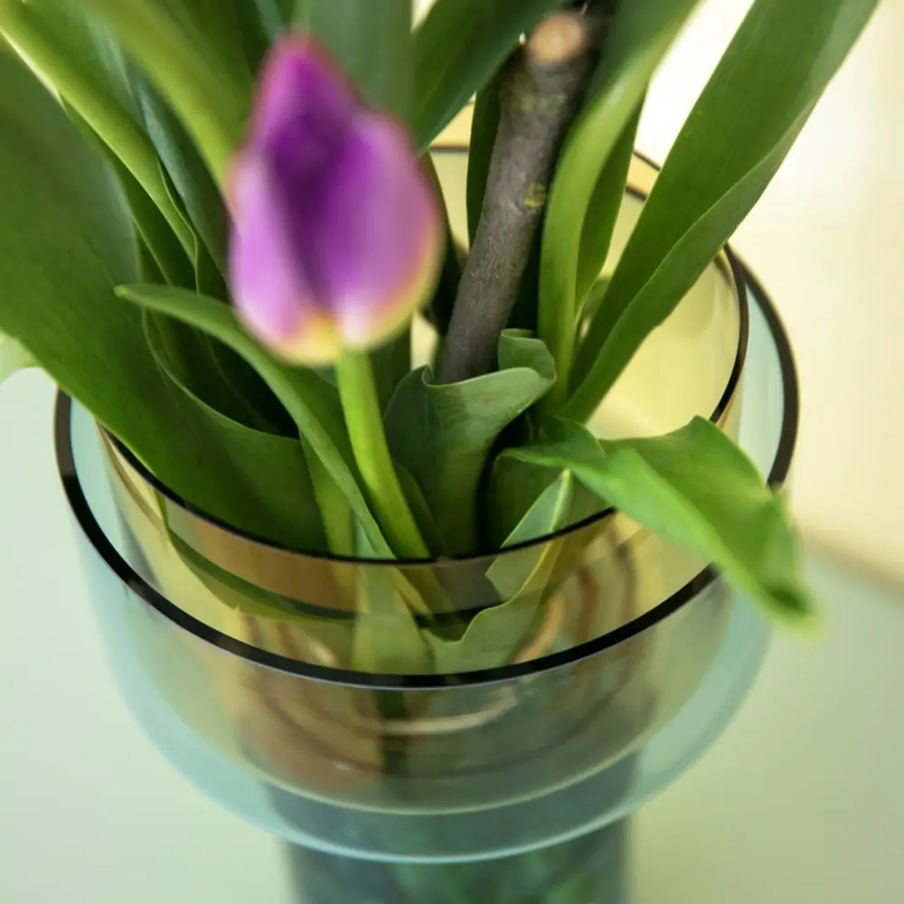 Ανθοδοχείο Aura blue/amber - Remember - Image 3