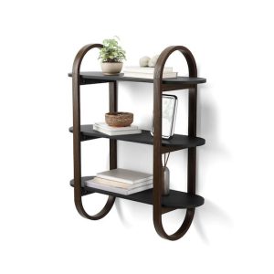 Bellwood black ραφιέρα επιτοίχια 3 επιπέδων - Umbra