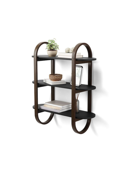 Bellwood black ραφιέρα επιτοίχια 3 επιπέδων - Umbra