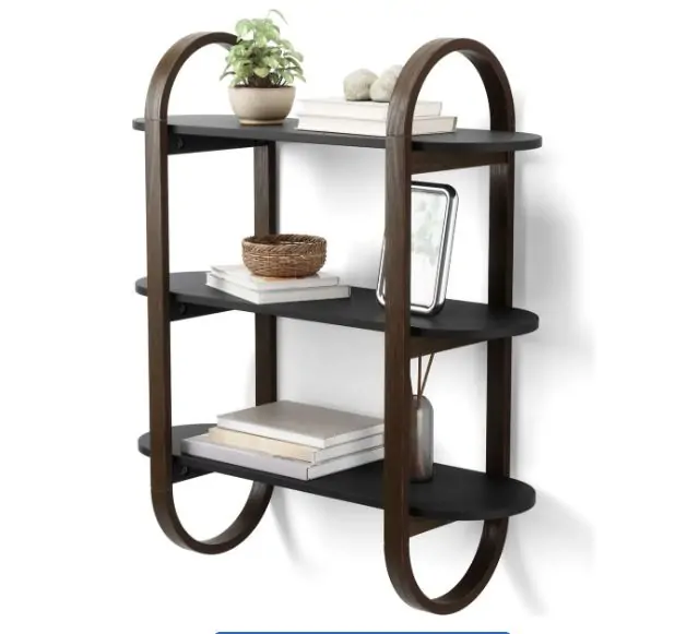 Bellwood black ραφιέρα επιτοίχια 3 επιπέδων - Umbra - Image 2