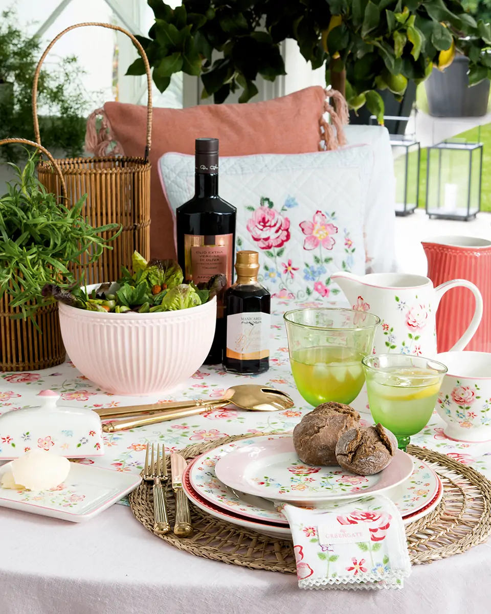 Σετ σερβιρίσματος σαλάτας Alice gold - Greengate - Image 2