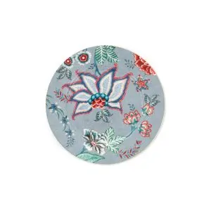 Flower Festival Scallop red-blue πιάτο 17cm. - Pip Studio