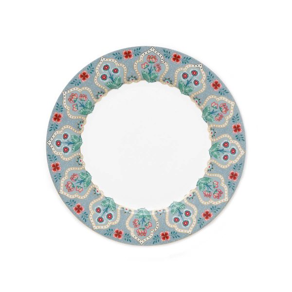 Flower Festival Deco light blue πιάτο 21εκ. - Pip Studio