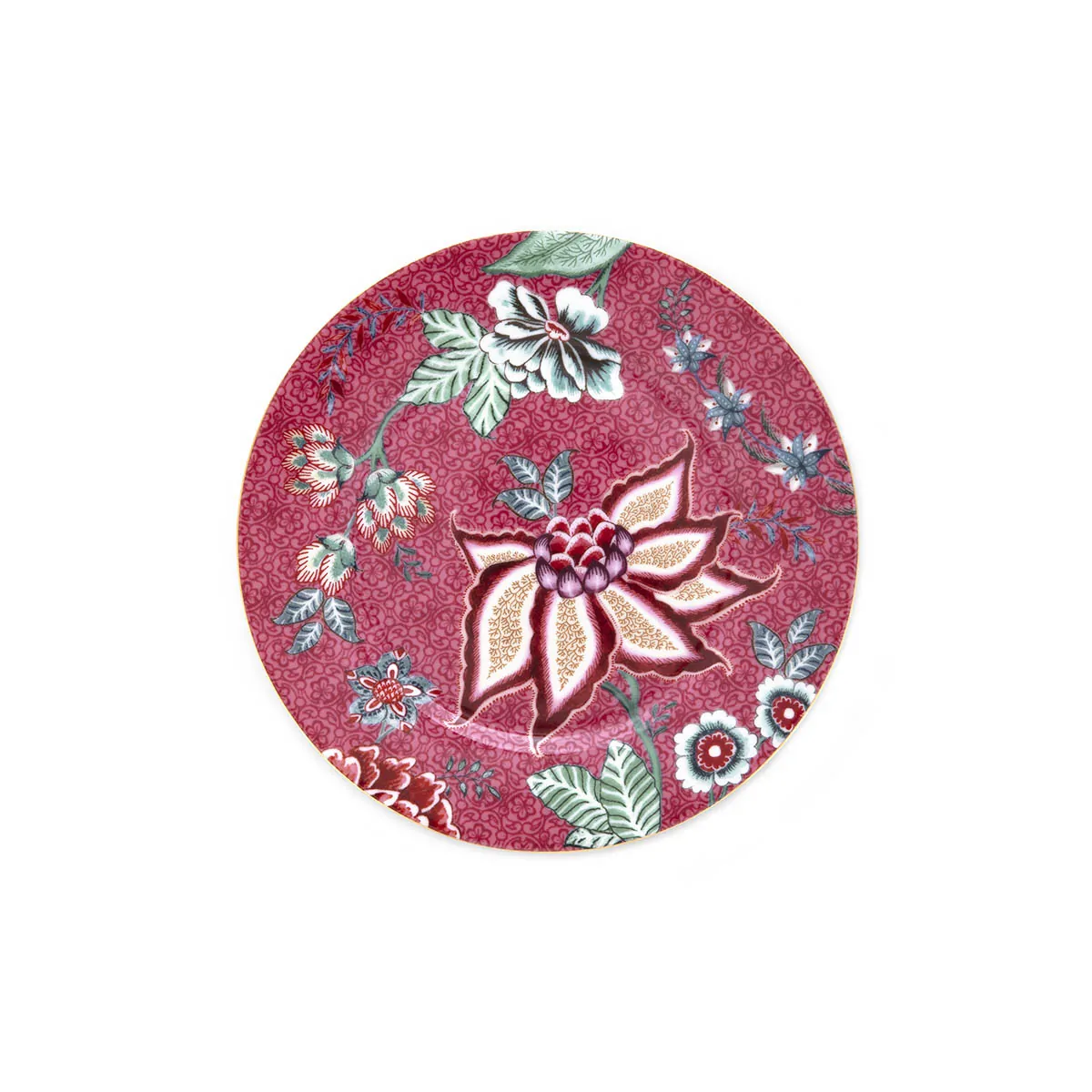 Flower Festival dark pink πιάτο 17cm. – Pip Studio