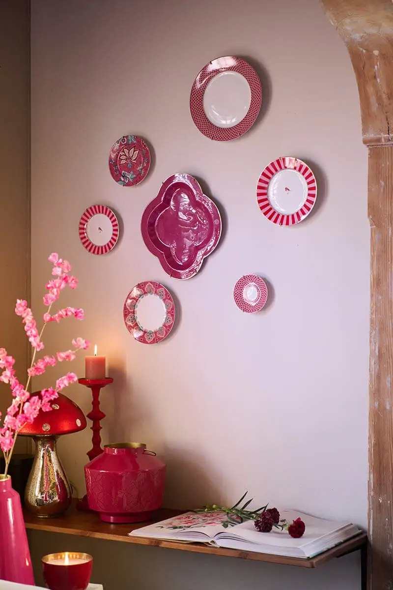 Flower Festival dark pink πιάτο 17cm. – Pip Studio - Image 4