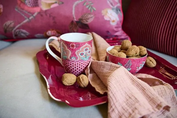 Flower Festival dark pink μπωλ 12εκ. – Pip Studio - Image 3