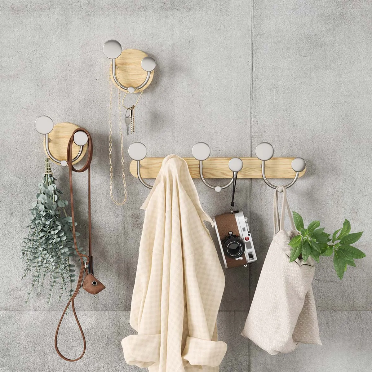 Melody κρεμάστρα τοίχου 9 θέσεων - Umbra - Image 9