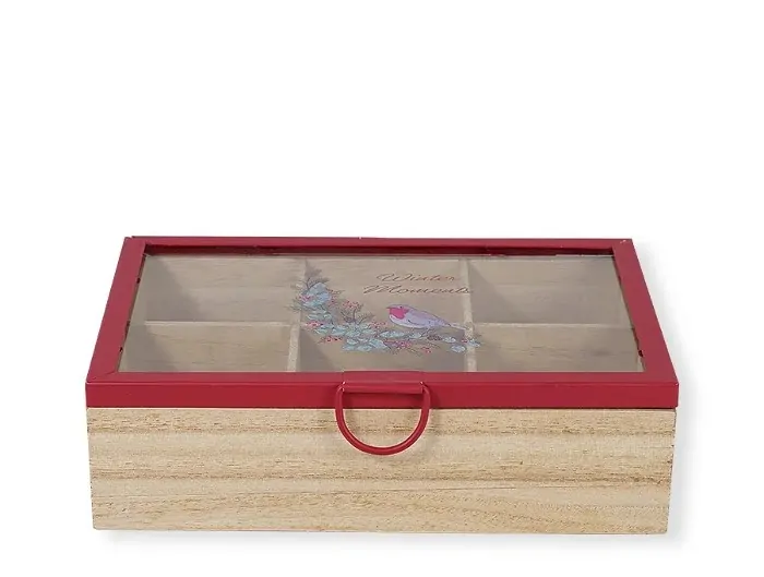 Κουτί αποθήκευσης φακέλων τσαγιού  Leonora Merry Christmas – Greengate