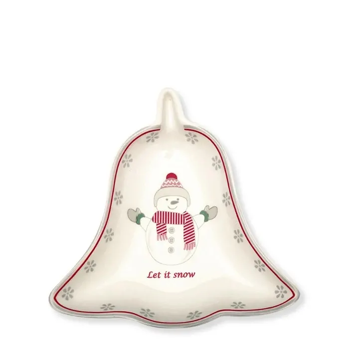 Πιατάκι πορσελάνης καμπανούλα “Abella" λευκό 14εκ. - Greengate