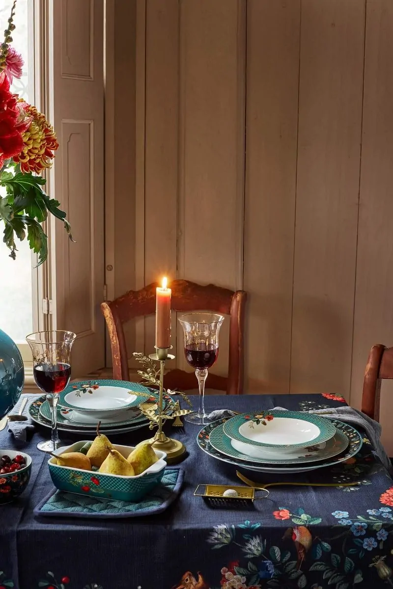 Μεταλλικό κηροπήγιο με φύλλα χρυσό 21,5εκ - Pip Studio - Image 2