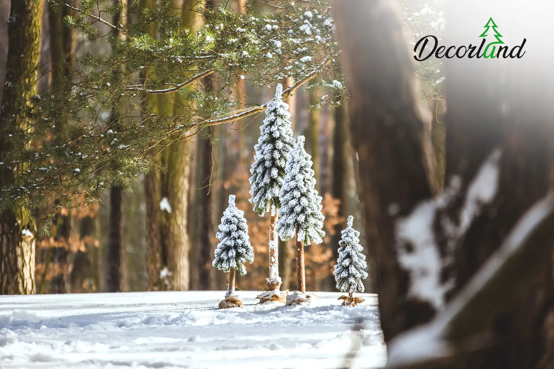 Διακοσμητική χριστουγεννιάτική σύνθεση με σπιτάκι - Decorland - Image 2