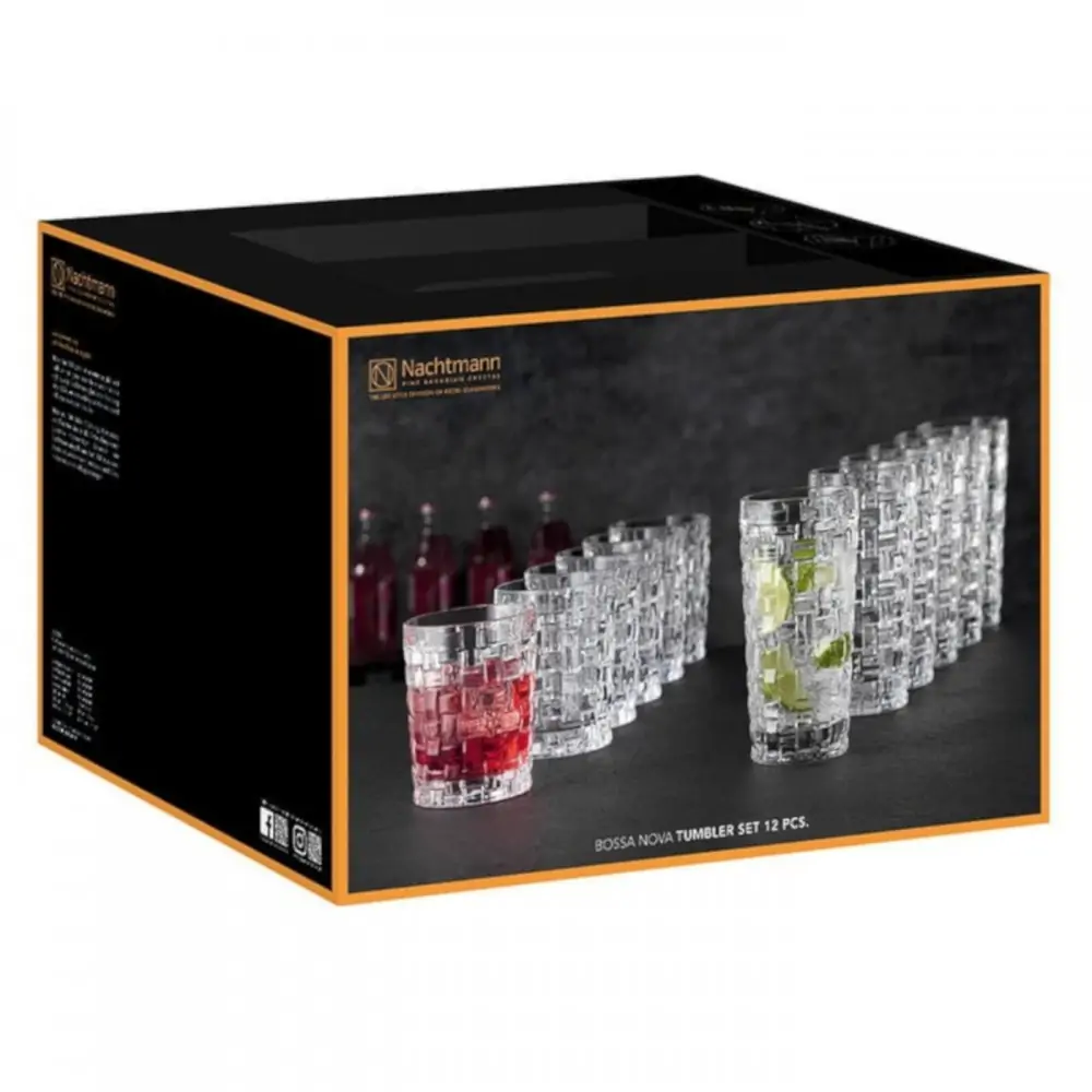 Ποτήρια Bossa Nova νερού & ουίσκι σετ/12 - Nachtmann - Image 3