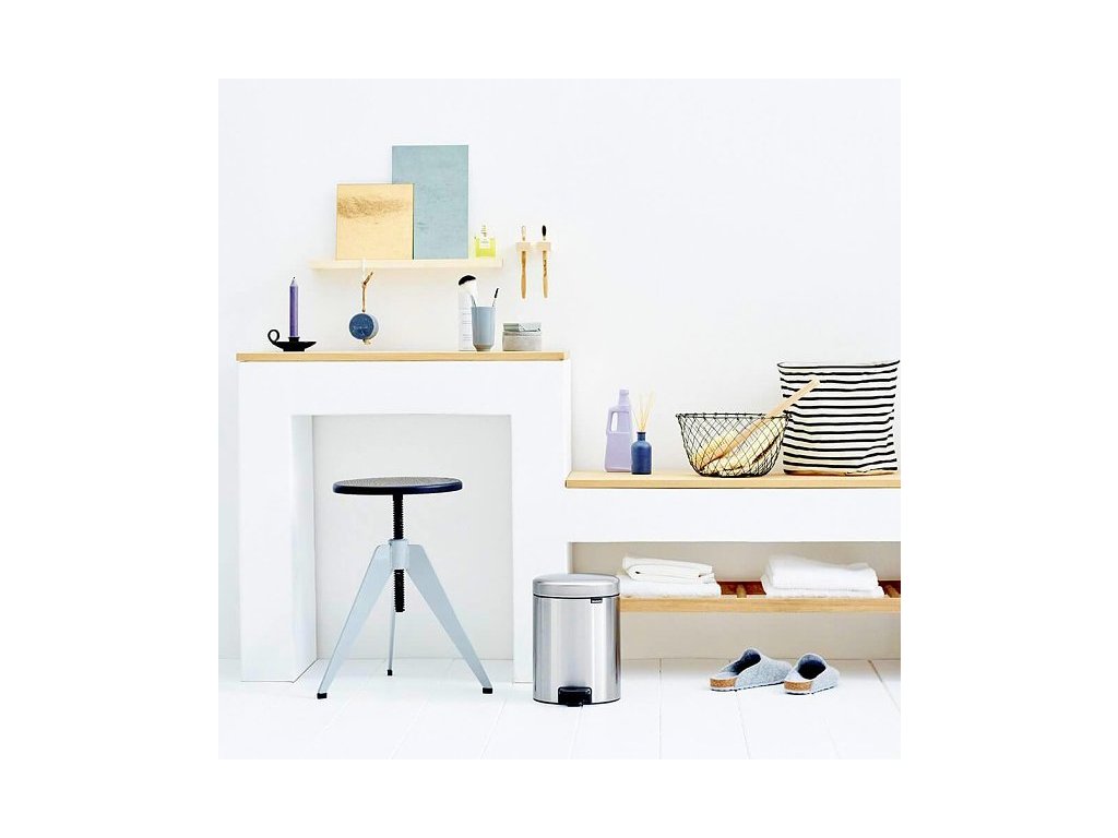 Δοχείο απορριμμάτων 5lt New Icon matt steel - Brabantia - Image 3