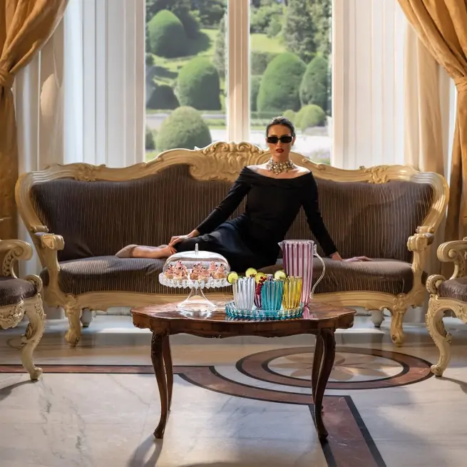 Ποτήρι από οργανικό πλαστικό Dolce Vita λευκό περλέ σετ/4 470ml. - Guzzini - Image 4