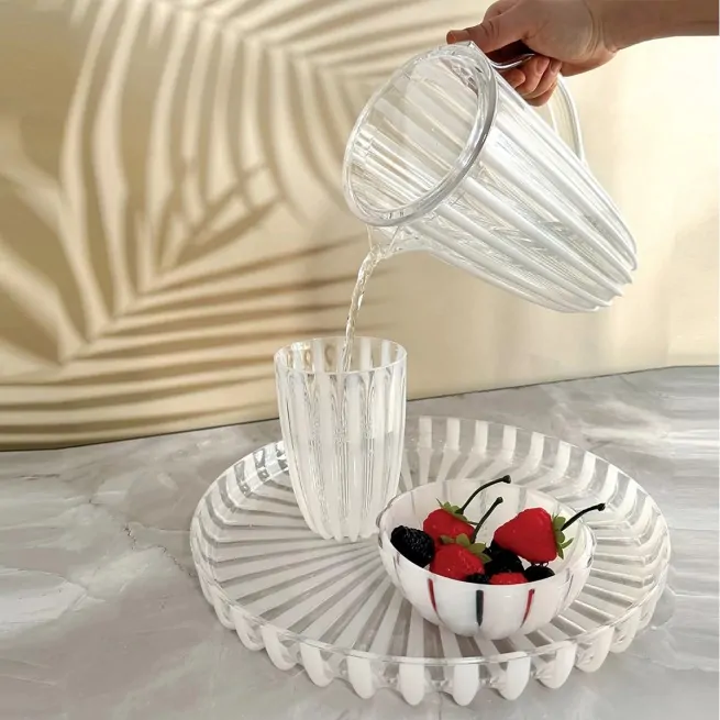 Ποτήρι από οργανικό πλαστικό Dolce Vita λευκό περλέ σετ/4 470ml. - Guzzini - Image 2