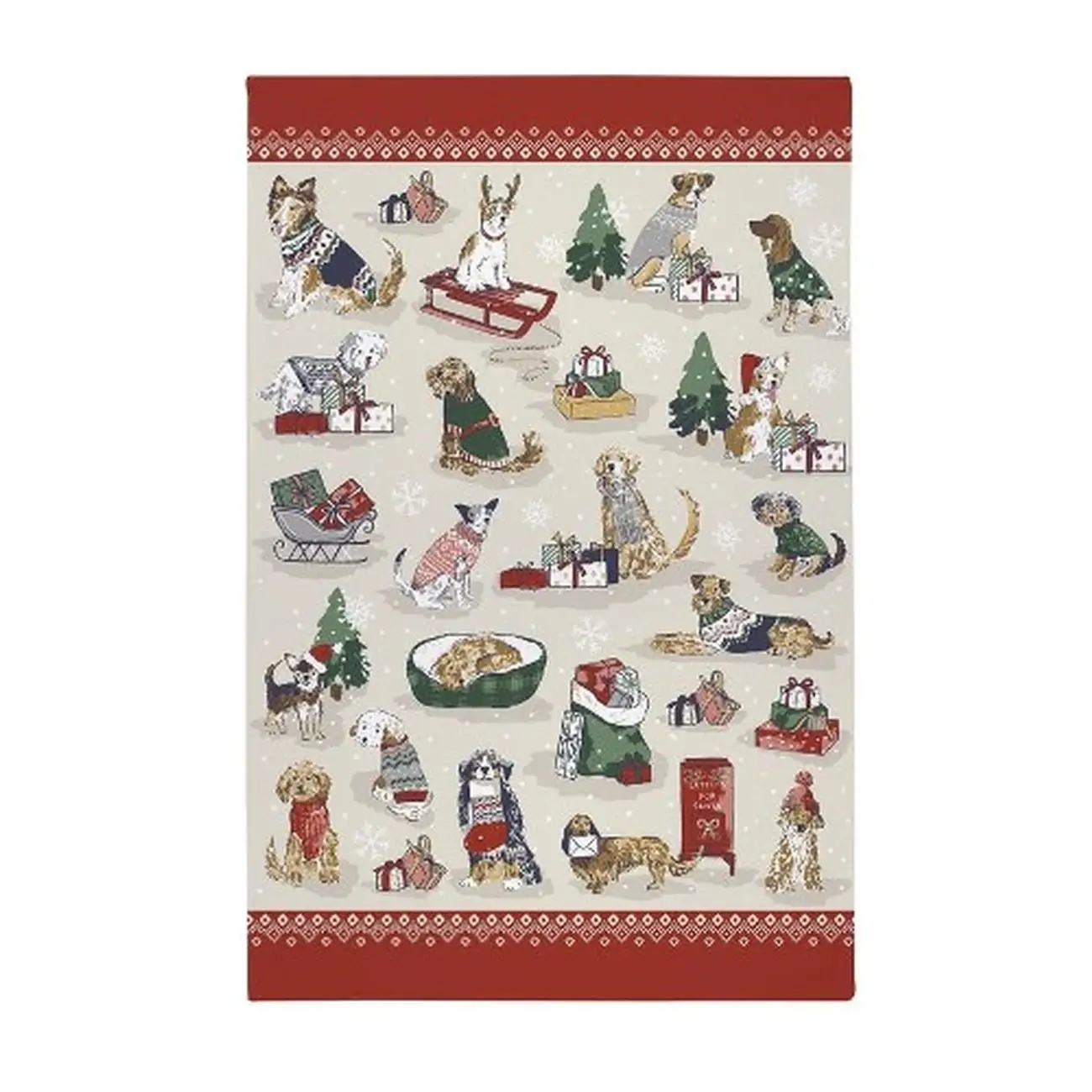 Ποτηρόπανο "Merry Mutts" βαμβακερό - Ulster Weavers