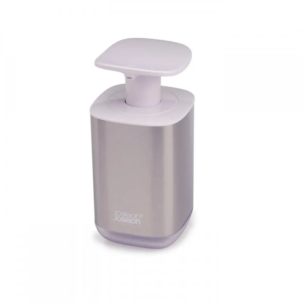Ντισπένσερ Presto υγρού σαπουνιού ανοξείδωτο/λευκό - Joseph Joseph