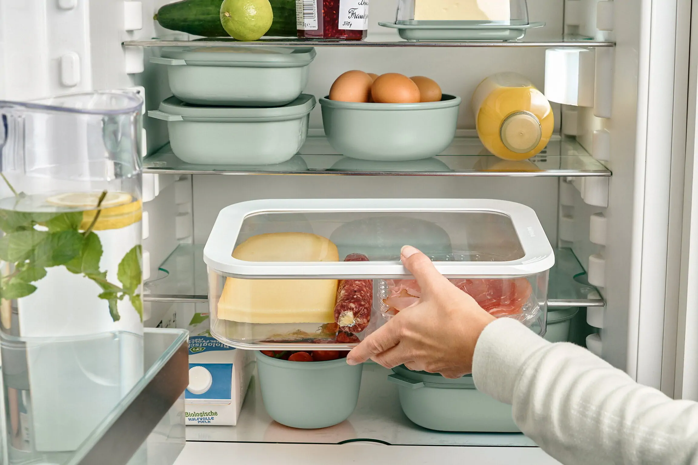 Cirqula rectangular δοχείο αποθήκευσης 500ml. nordic black - Mepal - Image 3