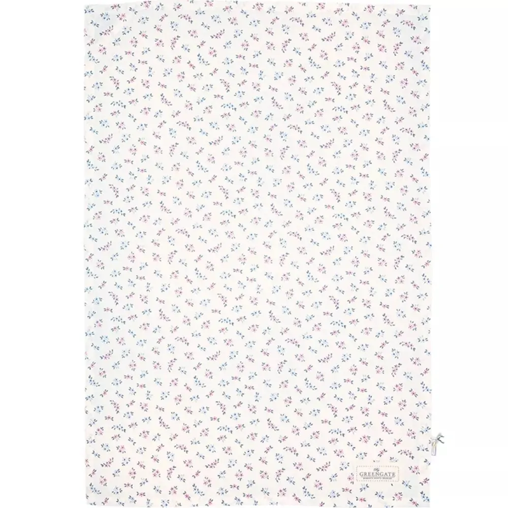 Πετσέτα κουζίνας Emely petit λευκή – Greengate