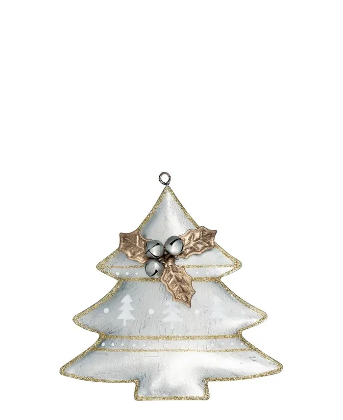 Στολίδι δέντρου "Tree" silver 11εκ. - Greengate