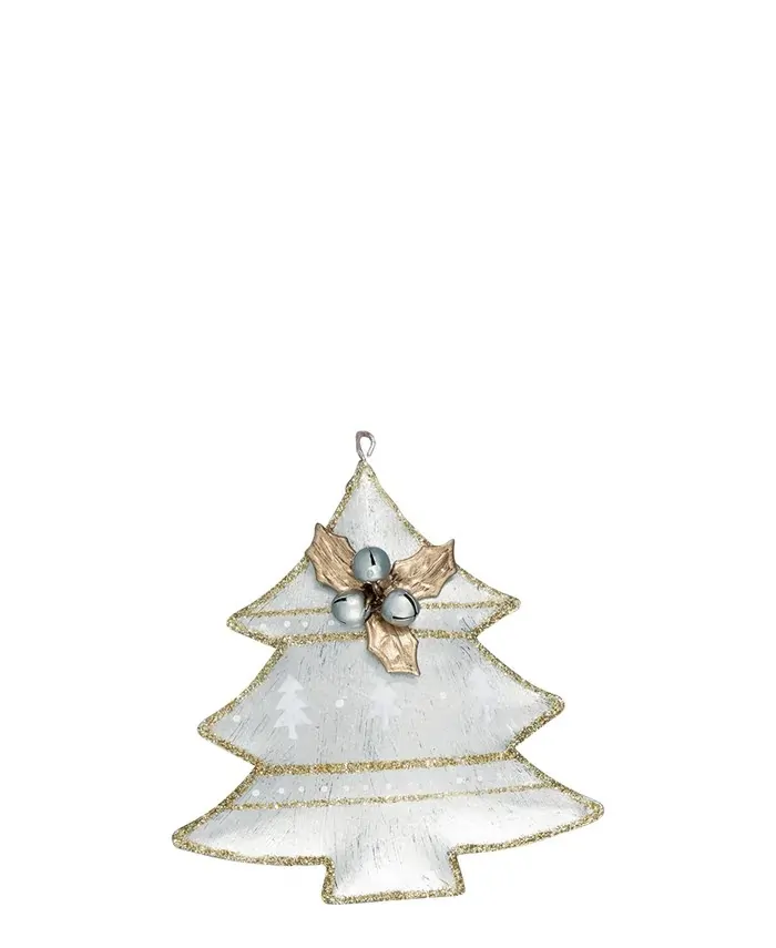 Στολίδι δέντρου "Tree" silver μικρό 9εκ. - Greengate