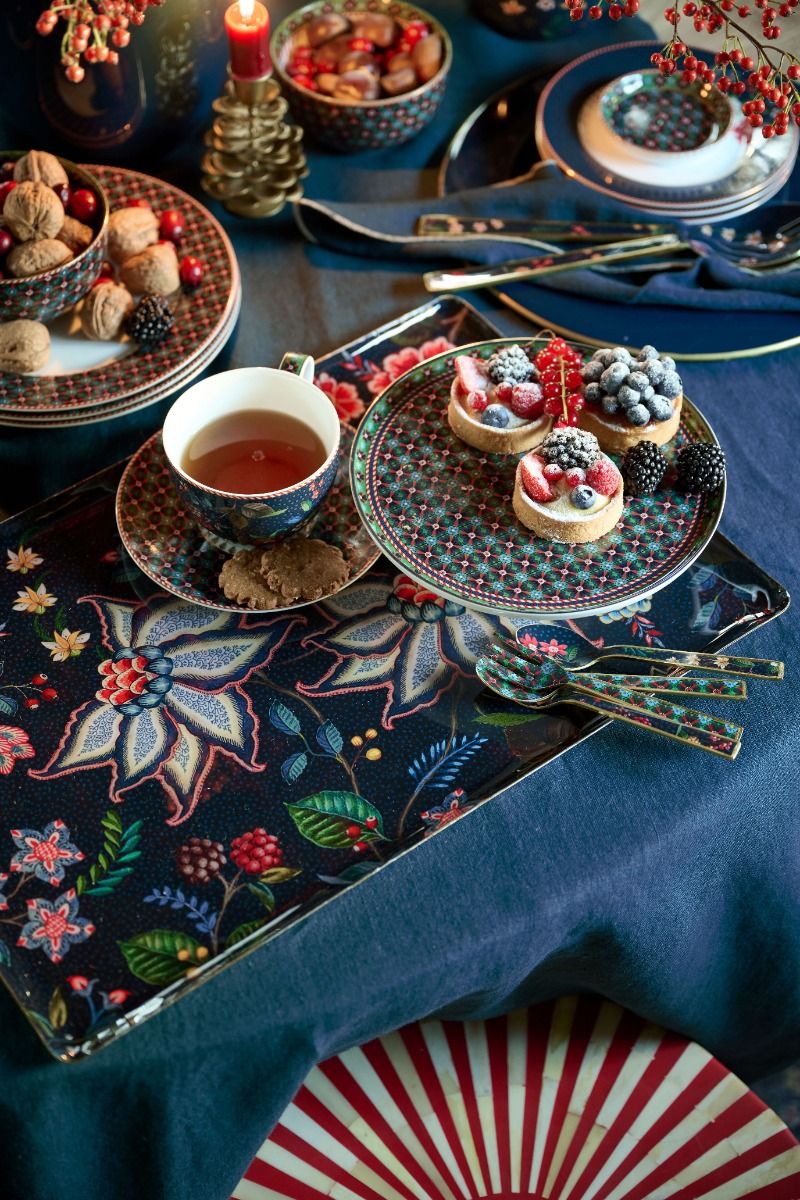 Κούπα cappuccino με πιατάκι Berry Blues σετ/2 - Pip Studio - Image 4