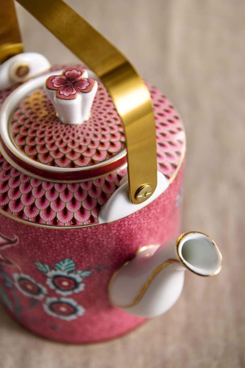 Giftset Oriental Flower Festival pink τσαγιέρα 1lt. - Pip Studio - Image 3
