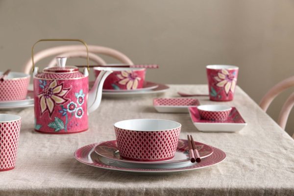 Giftset Oriental Flower Festival pink κούπες χωρίς λαβή (σετ/4) - Pip Studio - Image 7