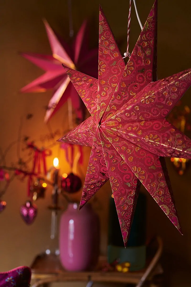 Christmas Star στολίδι χάρτινο κόκκινο 110εκ. - Pip Studio - Image 4