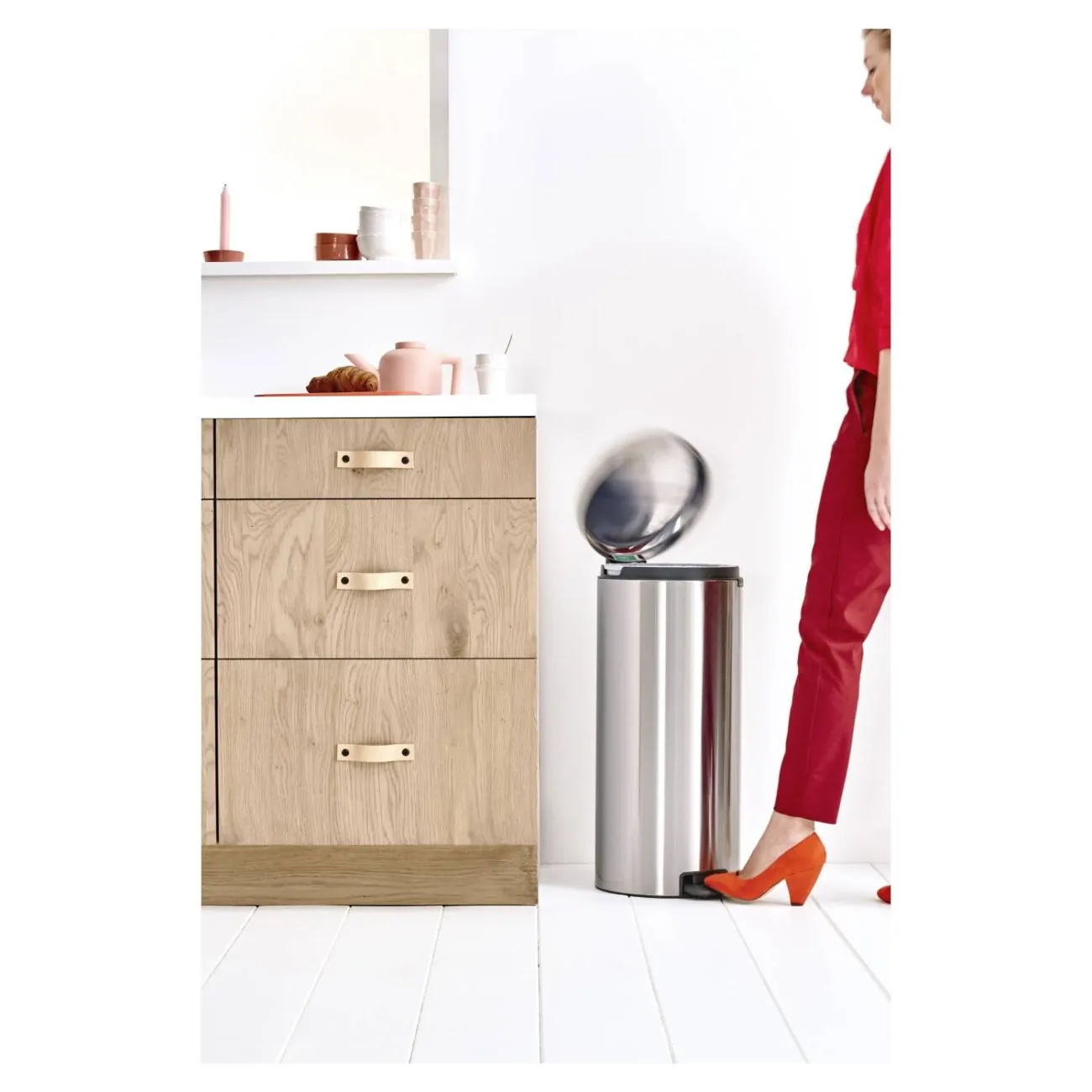 Δοχείο απορριμμάτων 30lt New Icon mat steel - Brabantia - Image 2