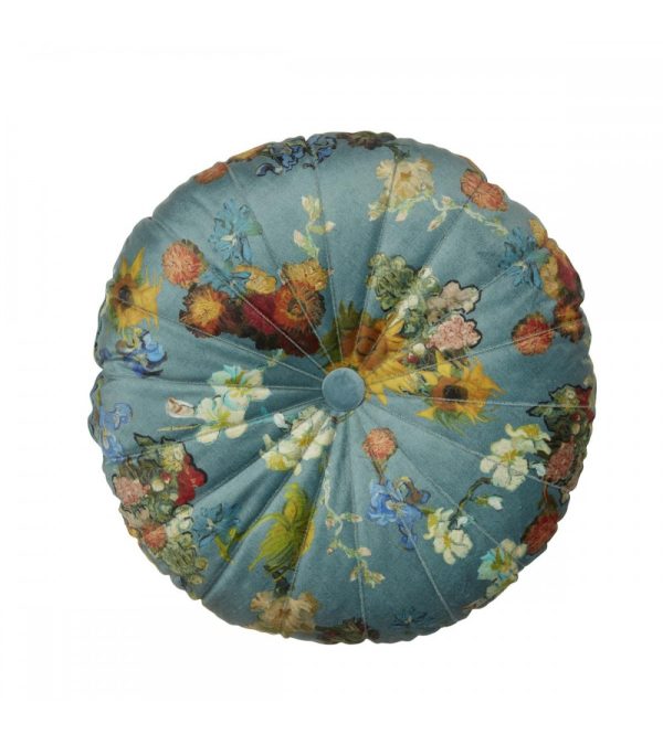 Μαξιλάρι "Boule De Fleurs" green 40cm. - Beddinghouse