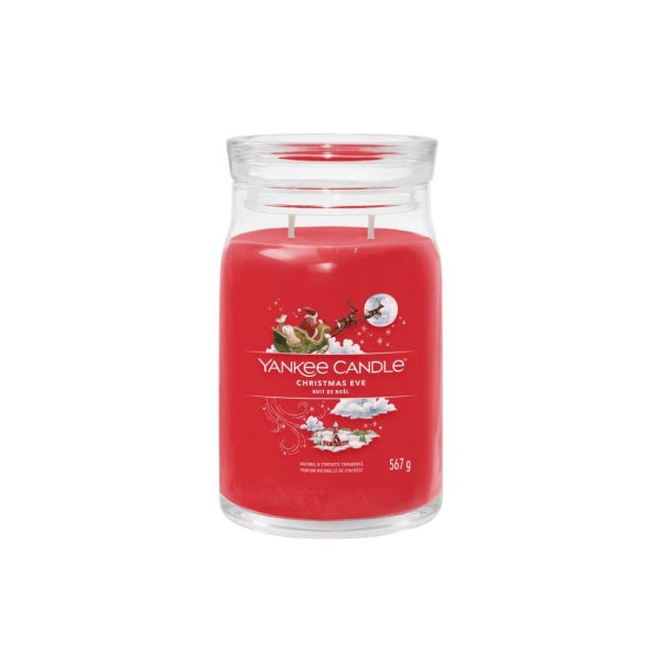 Αρωματικό κερί Signature σε γυάλινο δοχείο "Christmas Eve" large - Yankee Candle