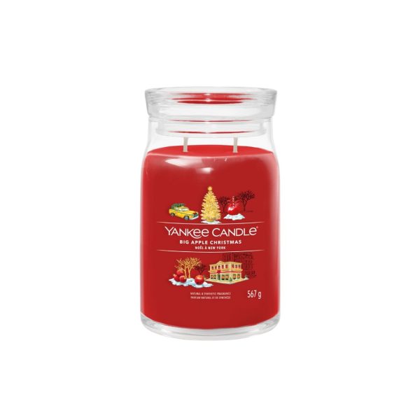 Αρωματικό κερί Signature σε γυάλινο δοχείο "Big Apple Christmas" large - Yankee Candle