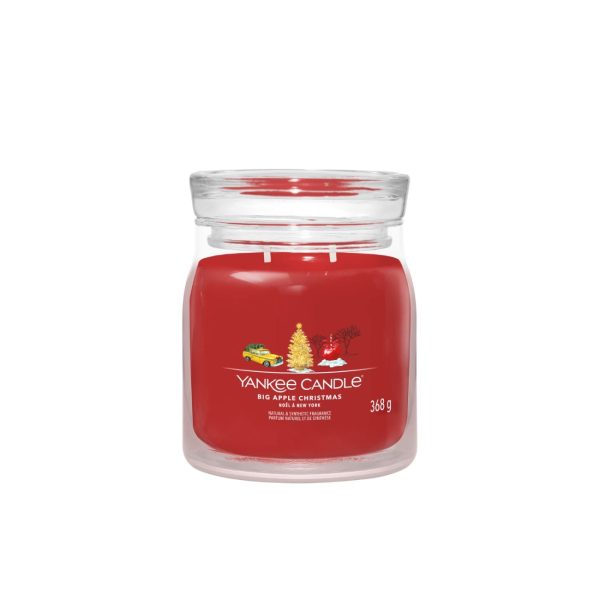 Αρωματικό κερί Signature σε γυάλινο δοχείο "Big Apple Christmas" medium - Yankee Candle