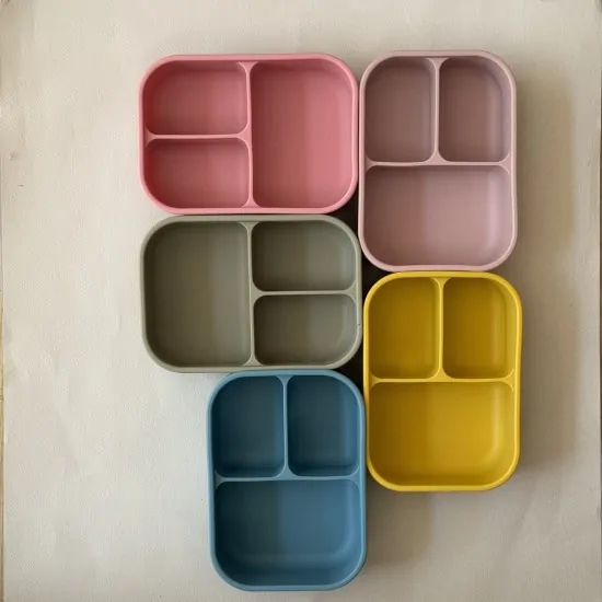 Φαγητοδοχείο σιλικόνης Bento pink - Nok Nok - Image 4