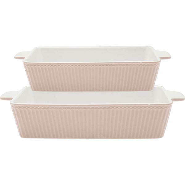 Πυρίμαχα ταψιά Alice creamy fudge σετ/2 - Greengate