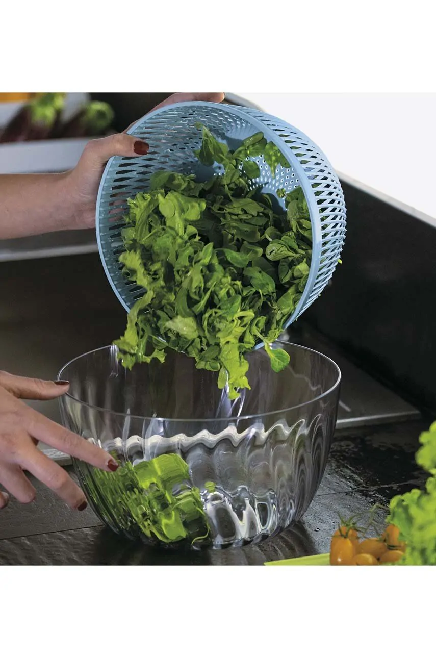 My Kitchen Spin&Store blue στραγγιστήρι λαχανικών - Guzzini - Image 4