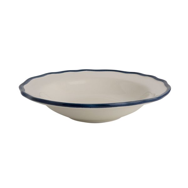Πιάτο Hedingham βαθύ 22,5cm. solid blue  – Laura Ashley - Image 2
